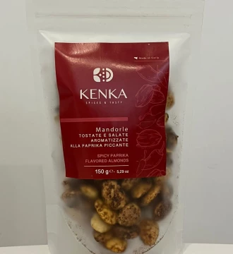 Mandorle aromatizzate alla paprika piccante